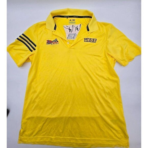 Adidas ClimaCool Thorsport Racing  Polo Shirt Medium Yellow - Picture 8 of 8